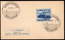 CANADA(1936) Goose. First Flight Cover From Golden Arm To Cole. - Eerste Vluchten