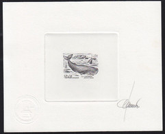 ST. PIERRE & MIQUELON(2006) Sperm Whale (Physeter Catadon). Die Proof In Black Signed. Scott No 820. Yvert No 864. - Non Dentelés, épreuves & Variétés