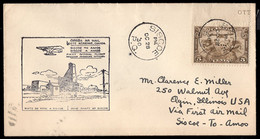 CANADA(1930) Mine Shaft. First Flight Cover Siscoe To Amos. - Premiers Vols