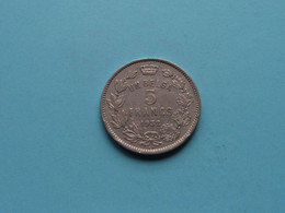 1932 FR - 5 Francs / KM 97.1 > ( Uncleaned Coin / For Grade, Please See Photo ) ! - 5 Frank & 1 Belga