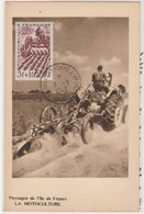 FRANCE  CARTE MAXIMUM  N°823  AGRICULTURE  - - 1940-1949