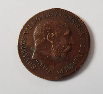 Jeton De Compte Non Daté,  Eduardus VII Token  Rare - Monedas/ De Necesidad