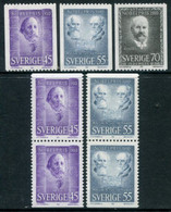 SWEDEN 1970 Nobel Laureates Of 1910 MNH / **.  Michel 697-99 - Neufs