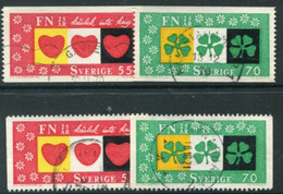 SWEDEN 1970 UNO 25th Anniversary Used.  Michel 690-91 - Used Stamps