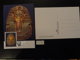 FRANCE 2022 1,65 Є CENTENAIRE DE LA DÉCOUVERTE DU TOMBEAU DE TOUTANKHAMON OBLI. 1ER JOUR 23.06.2022 CARTE POSTALE F.D.C. - 2020-…