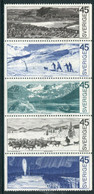 SWEDEN 1970 Tourism: North Sweden MNH / **.  Michel 676-80 - Nuevos