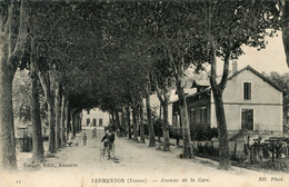 12741 Cpa 89 Vermenton - Avenue De La Gare - Vermenton