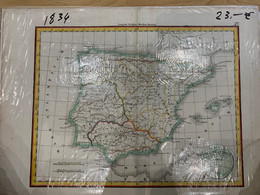 Hispanie Antique 1834 - Geographical Maps