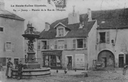 JUSSEY - Placette De La Rue De L'Hospice - Teinture, Nettoyage Prelat - Fontaine - Animé - Jussey