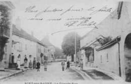 SCEY-sur-SAONE - La Grande Rue - Fontaine - Animé - Précurseur Datée 1904 - Scey-sur-Saône-et-Saint-Albin