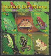 Peru Mnh ** 1998 Already 30 Euros In Michel 2005 Catalogue Frog Sheet - Peru