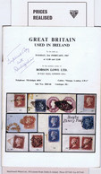Ireland 1967 T E Field Collection Of GB Used In Ireland, R Lowe Auction Catalogue With Prices Realised, Staples Rusted - Unclassified