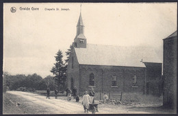 +++ CPA - GRAIDE - GARE - Chapelle St Joseph - Carte Animée - Cachet Relais Graide 1913 // - Bièvre