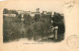Clairac * 1903 * Un Coin Du Village , Le Lot Et L'abbaye * Villageois - Sonstige & Ohne Zuordnung