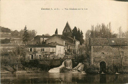 Condat * Vue Générale Sur La Lot * Un Coin Du Village - Sonstige & Ohne Zuordnung