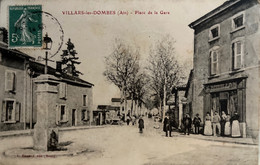 Villars Les Dombes - La Place De La Gare - Commerce Magasin BUTILLON - Villars-les-Dombes