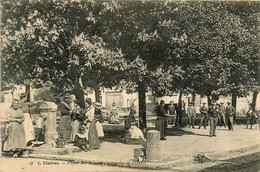 Clairac * 1904 * Place Du Temple Prise De L'ouest * Villageois - Other & Unclassified