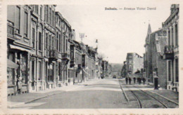 Dolhain  Avenue Victor David Carte Festonnée Rails Du Tram Animée Voyagé En 1951 - Verviers