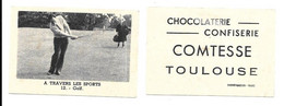 KB1761 - IMAGE CHOCOLAT COMTESSE TOULOUSE - GOLF - Autres