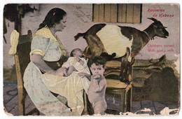 CUBA - Recuerdo De HABANA - Childrens Nursed With Goat's Milk - Cuba