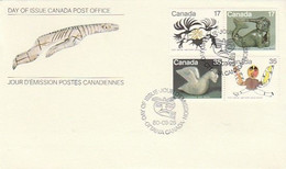 Canada & FDC Inuit Spirits, Ottawa 1980 (7727) - Indios Americanas