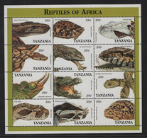 Tanzanie - N°1775 à 1786 - Faune - Reptiles - Cote 13.20€ - ** Neufs Sans Charniere - Tanzania (1964-...)
