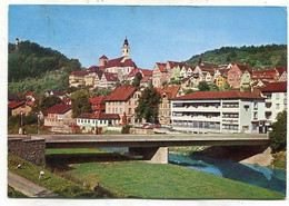 AK 063753 GERMANY - Horb Im Neckartal - Teilansicht Mit Schurkenturm U. Hl.-Kreuz-Kirche - Horb