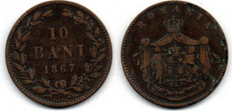 Roumanie -  10 Bani 1867 TB - Roumanie
