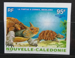 Nouvelle-Calédonie NON DENTELE  P.A N°349** Tortues. Cote 10€ - Ongetande, Proeven & Plaatfouten