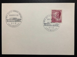 LUXEMBOURG, « Cour De Justice Des Communautés Europeennes - INAUGURATION », « Special Commemorative Postmark »,1973 - Cartas & Documentos