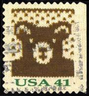 Etats-Unis / United States (Scott No.4214 - Noël / 2007 / Christmas) (o) P3 [Perf 11.25 X 11] - Used Stamps