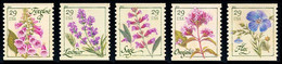 Etats-Unis / United States (Scott No.4513-17 - Fleur / Flower) (o) Roulette / Coil Set - Used Stamps