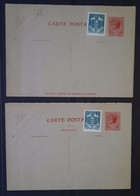 Monaco 1929 Carte Postale N°15 Avec Reponse Payée Détachée  Cote 305€ - Covers & Documents