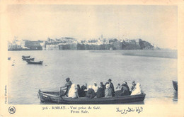 CPA Rabat - Vue Prise De Salé - Bateau - Rabat