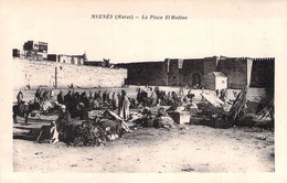 CPA Meknes - La Place El Hedine - Meknès