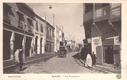 CPA Meknes - Rue Rouamzine - Tabac L'ami Du Peuple - Meknès