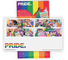 GB UK New *** 2022 Pride Lesbian And Gay Liberation , LGBT LGBTQ  , FDC + Infomation Sheet MNH (**) - 2021-…