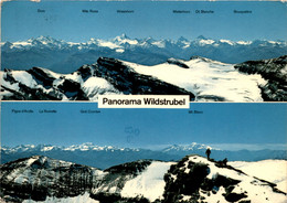 Panorama Wildstrubel - 2 Bilder (28876) * 9. 7. 1973 - Trub