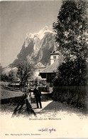 Delcampe - Grindelwald Mit Wetterhorn (7241) * 20. 7. 1904 - Grindelwald
