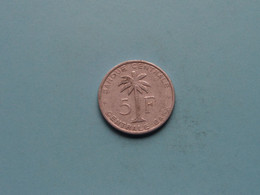 1958 > 5 Franc ( KM 3 ) > ( Uncleaned Coin / For Grade, Please See Photo ) ! - 1951-1960: Baudouin I