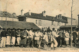 Casteljaloux * 1908 * Intérieur De La Caserne Sadi Carnot * Militaria - Casteljaloux