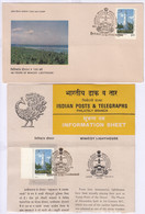 Stamped Info., (Hyderabad) + FDC Minicoy Lighthouse, Architecture, India 1985 - Lighthouses