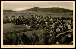 ALTE POSTKARTE OBERSCHLEMA RADIUMBAD PANORAMA BAD SCHLEMA BAHNSTRECKE Railway Line Eisenbahn Ansichtskarte Postcard Cpa - Bad Schlema