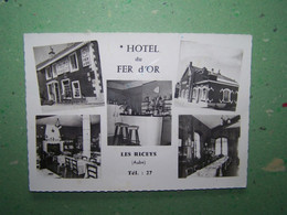 Delcampe - LES RICEYS. AUBE.LES COMMERCES. CARTE MULTI VUES. HOTEL DU FER D'OR. - Les Riceys