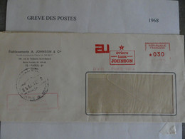 GREVE DES POSTES 1968  PLI OBLITERE PAR LA CHAMBRE DE COMMERCE ET D'INDUSTRIE DE PARIS 27/05/68 - Otros & Sin Clasificación