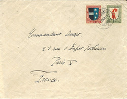 1926- Enveloppe Pro Juventute 10 Et 20 C  Pour La France - Covers & Documents