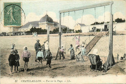 Châtelaillon * Vue Sur La Plage * Balançoire Jeux * Les Bains - Châtelaillon-Plage