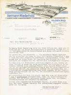 Brief 1940 HILDEN - HERMANN WIEDERHOLD - Lack Und Lackfarben Fabriken - Sonstige & Ohne Zuordnung