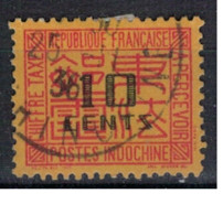 INDOCHINE      N°  YVERT TAXE 67 OBLITERE  ( OB 3/24 ) - Timbres-taxe