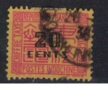INDOCHINE      N°  YVERT TAXE 71 OBLITERE  ( OB 3/25 ) - Postage Due
